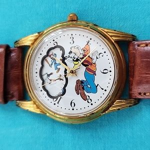 EUC Vintage Rare Disney Daydreaming Goofy Watch